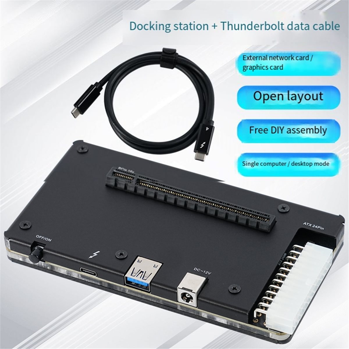 Thunderbolt 4 External Gpu Enclosure - ABIU Profesyonel Harici GPU, Thunderbolt 4