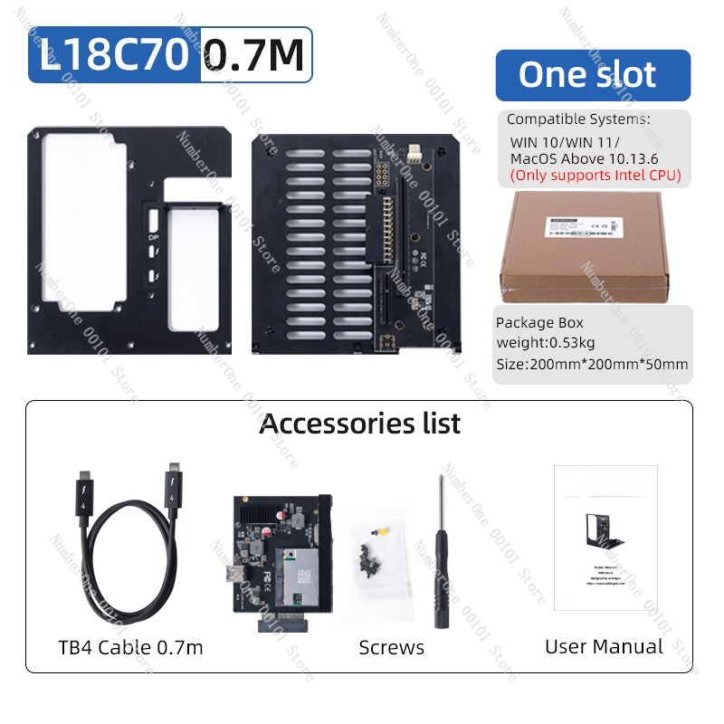 Thunderbolt 4 External Gpu Enclosure - L18 Thunderbolt 3 4 GPU Dock