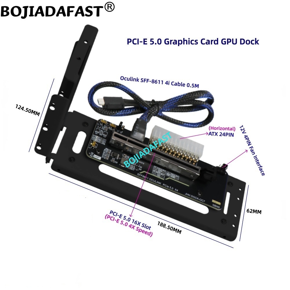 PCI-E 5.0 X4 OCuLink Harici Ek - Oculink Egpu Dock Graphics Card incelemesi ve fiyatı
