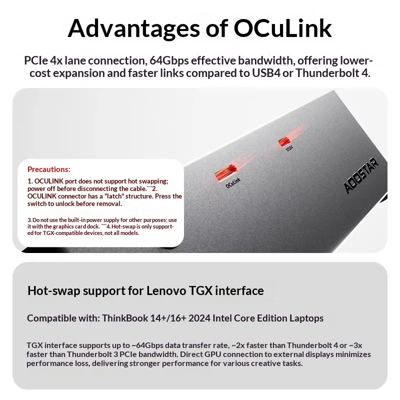 AOOSTAR AG01 AG02 EGPU Dock, O - Oculink Egpu Dock Graphics Card incelemesi ve fiyatı