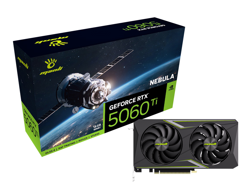 Manli Nebula GeForce RTX 5060  - Triple Fan Gaming Graphics Card 16Gb incelemesi ve fiyatı