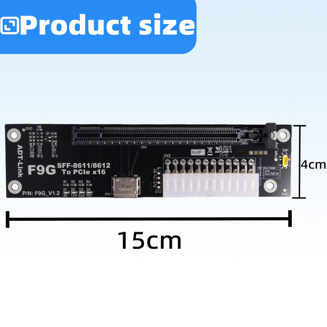 eGPU Dock PCIe 5.0 x4 128Gbps  - Oculink Egpu Dock Graphics Card incelemesi ve fiyatı